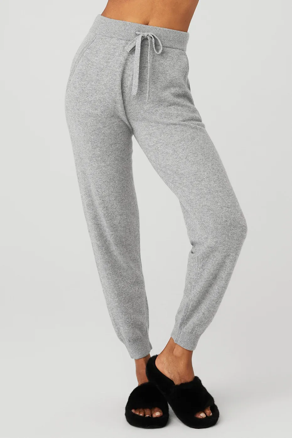 High-Waist Cashmere Jet Set Pants by ALO