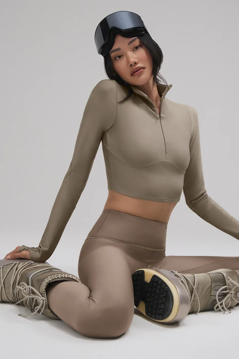 Airlift Winter Warm Ski Time Long Sleeve Top by ALO