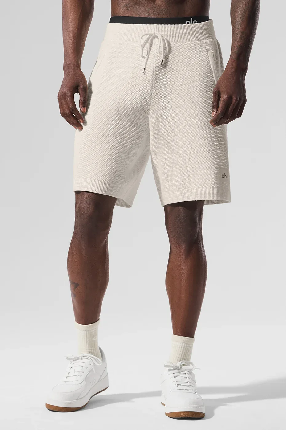 7" Sports Club Sweater Knit Short Top