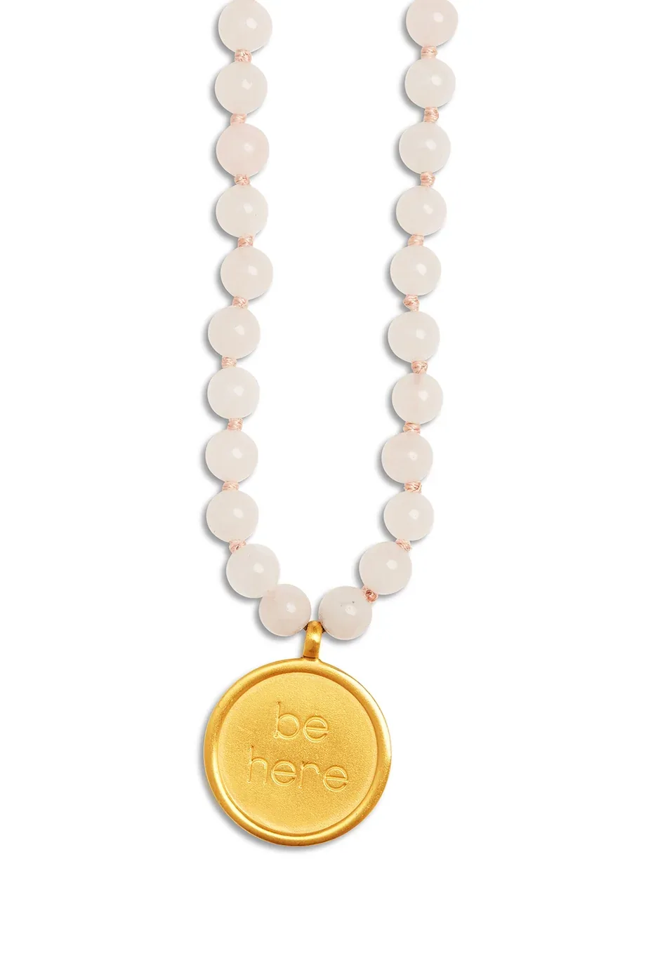 Rose Quartz Mala Necklace by ALO