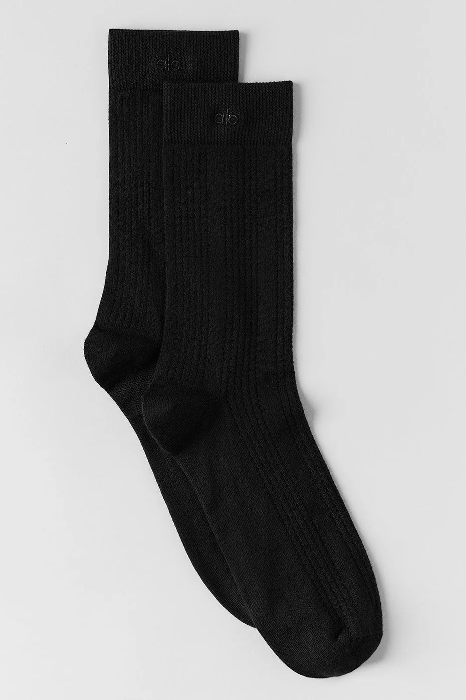 Cashmere Mesh Socks by ALO