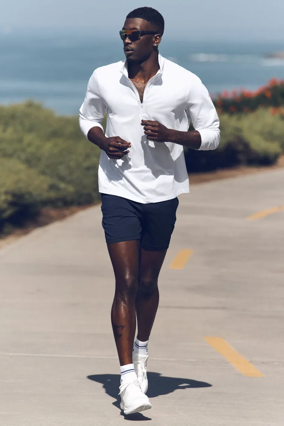 Conquer 1/4 Zip Reform Long Sleeve Sweatshirt by ALO