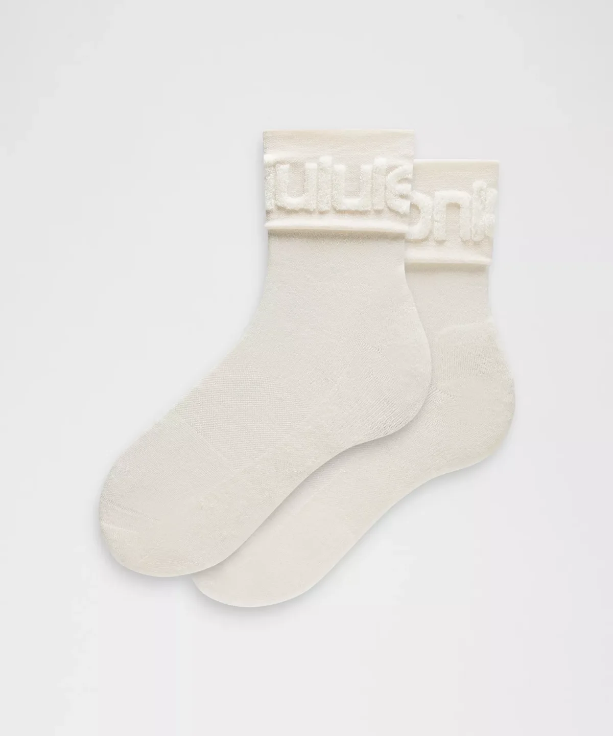Fold-Over Terry Quarter Socks