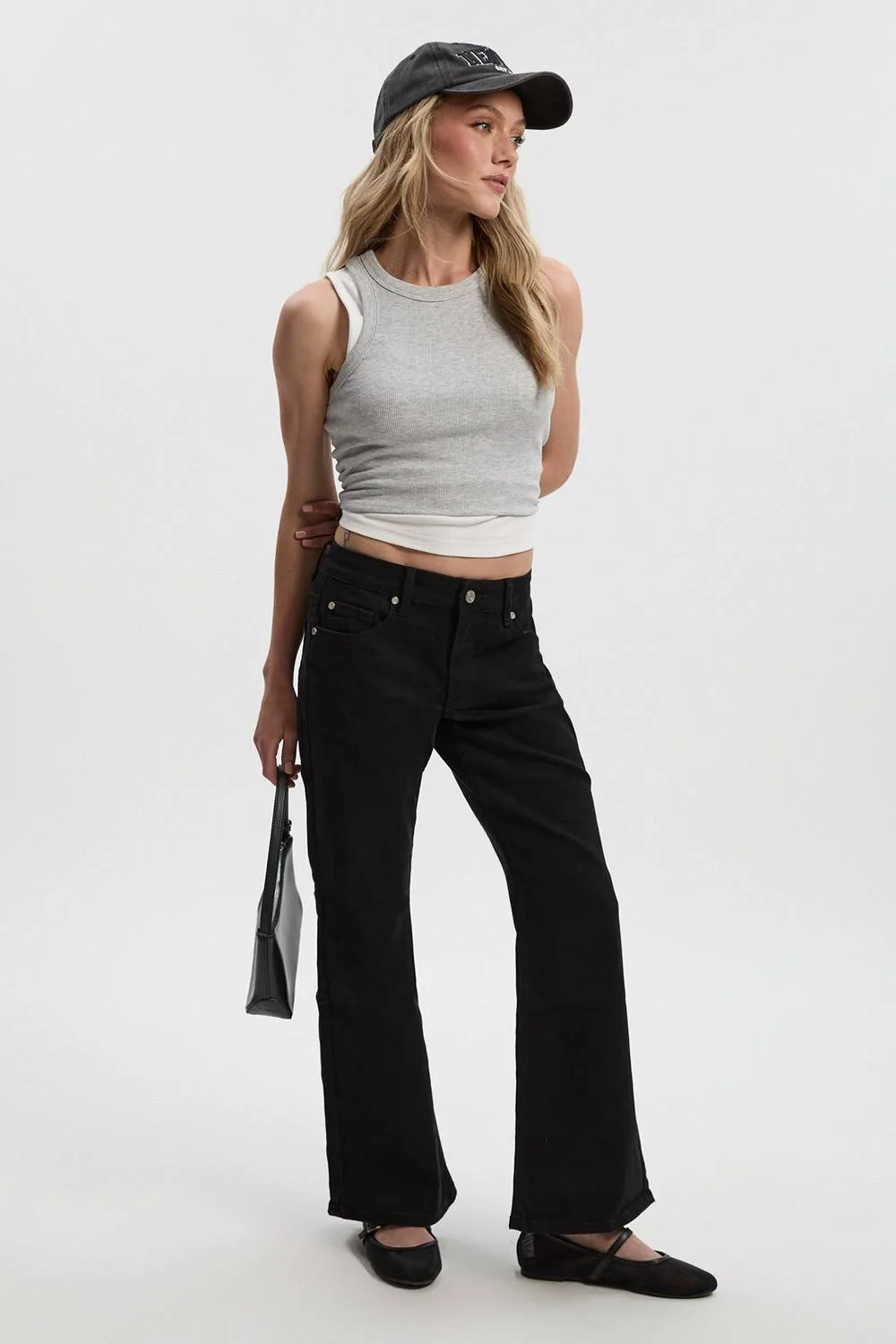 Comfort Stretch Low Waist Bootcut Jean by boohoo
