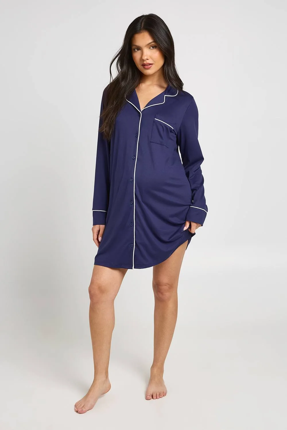 Piping Detail Nightie by boohoo