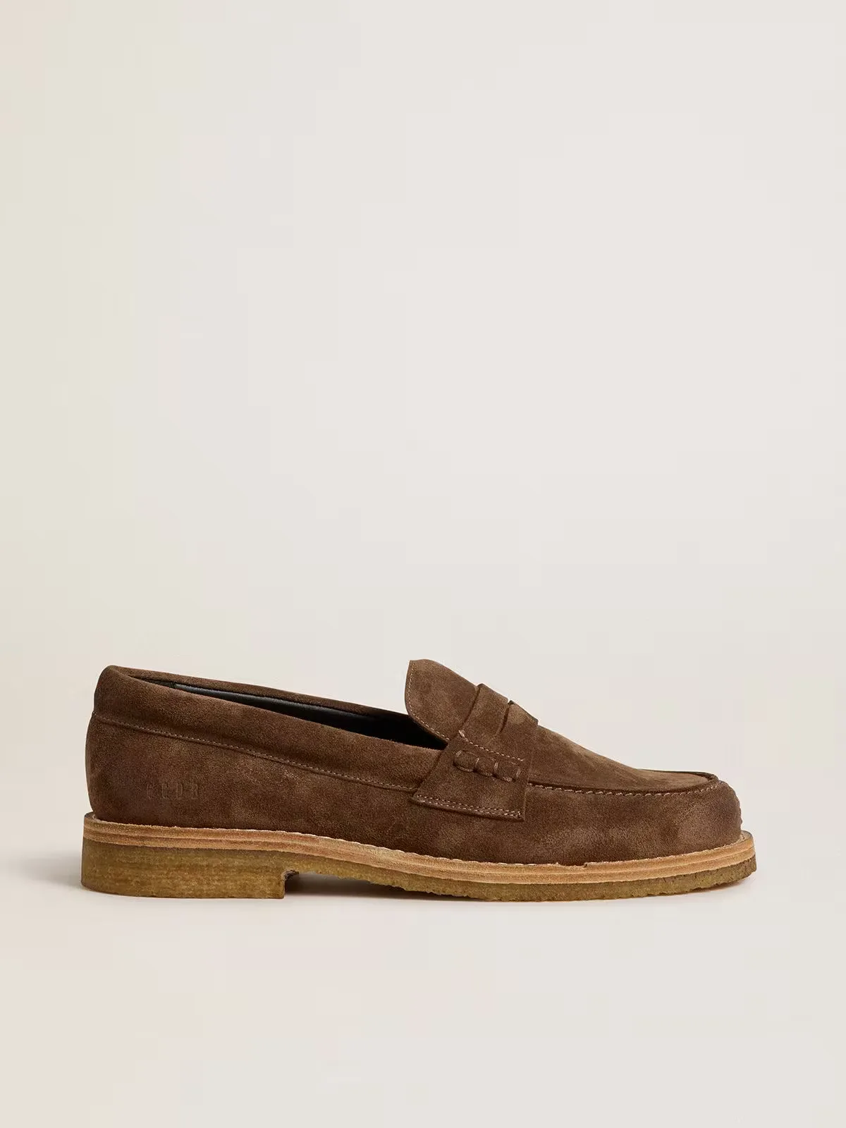 Jerry Loafer in Dove-Gray Suede