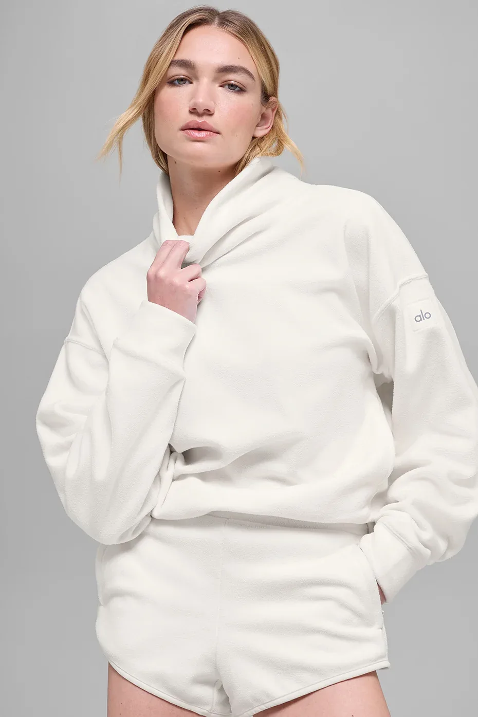 Polar Fleece Hazy Pullover Top by ALO