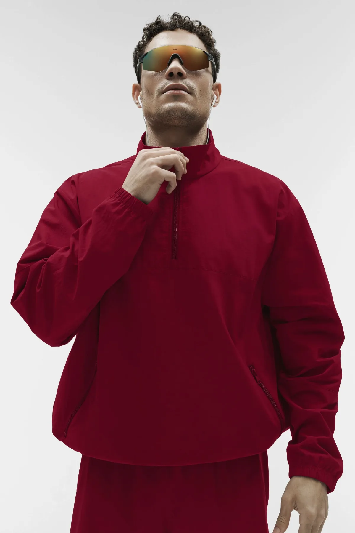 Light Weight Takeaway Track Pullover Top by ALO