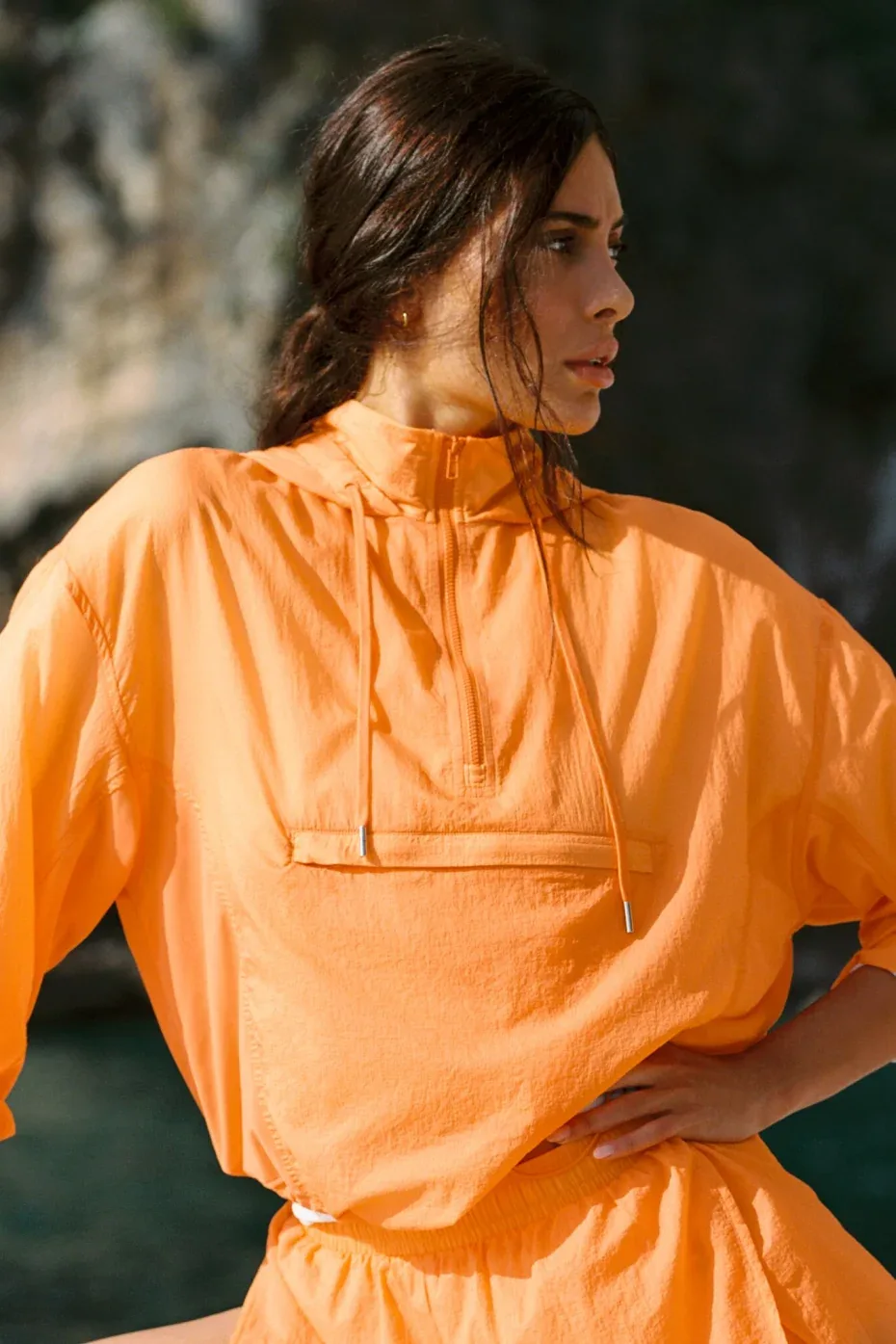 1/4 Zip Go Time Pullover Top