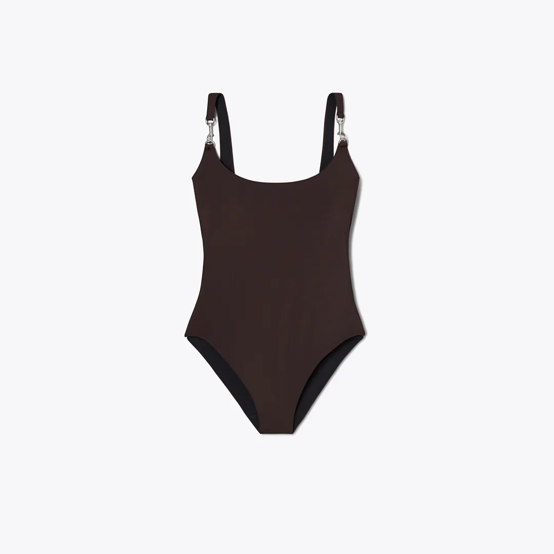 Clip Tank Swimsuit by Tory Burch