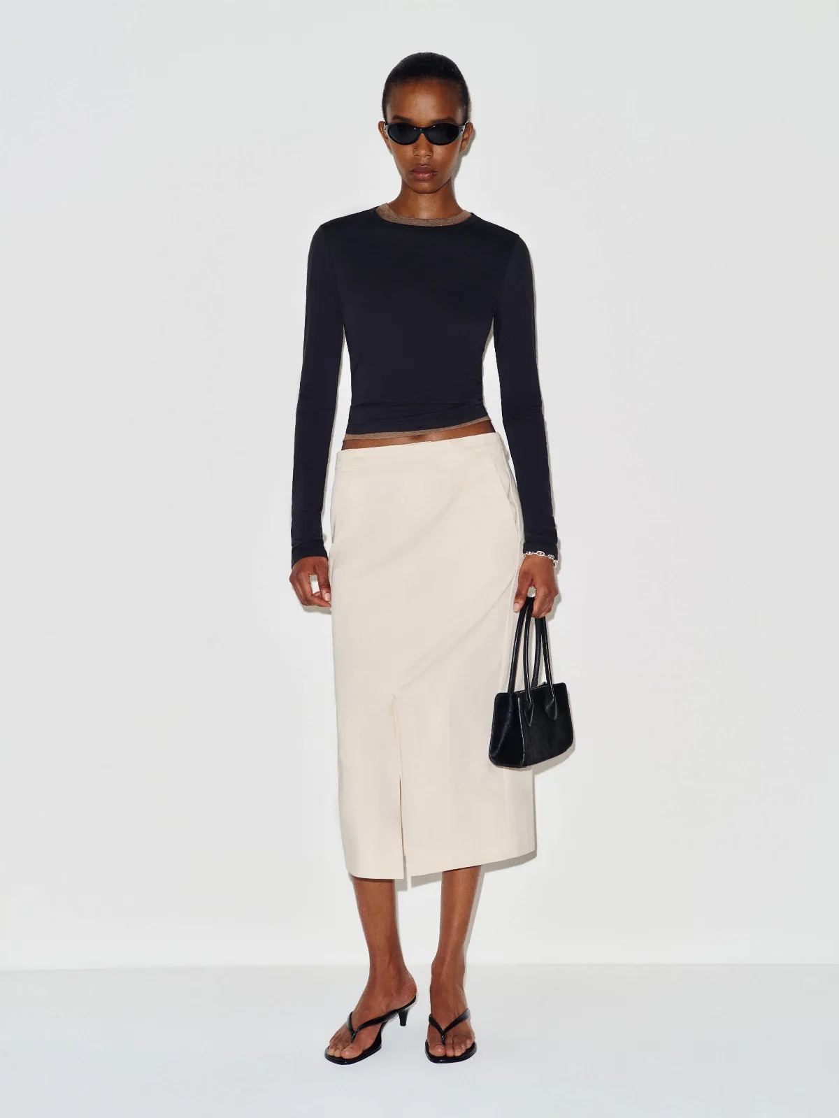 Ezra Slim Fit Long Sleeve by Reformation