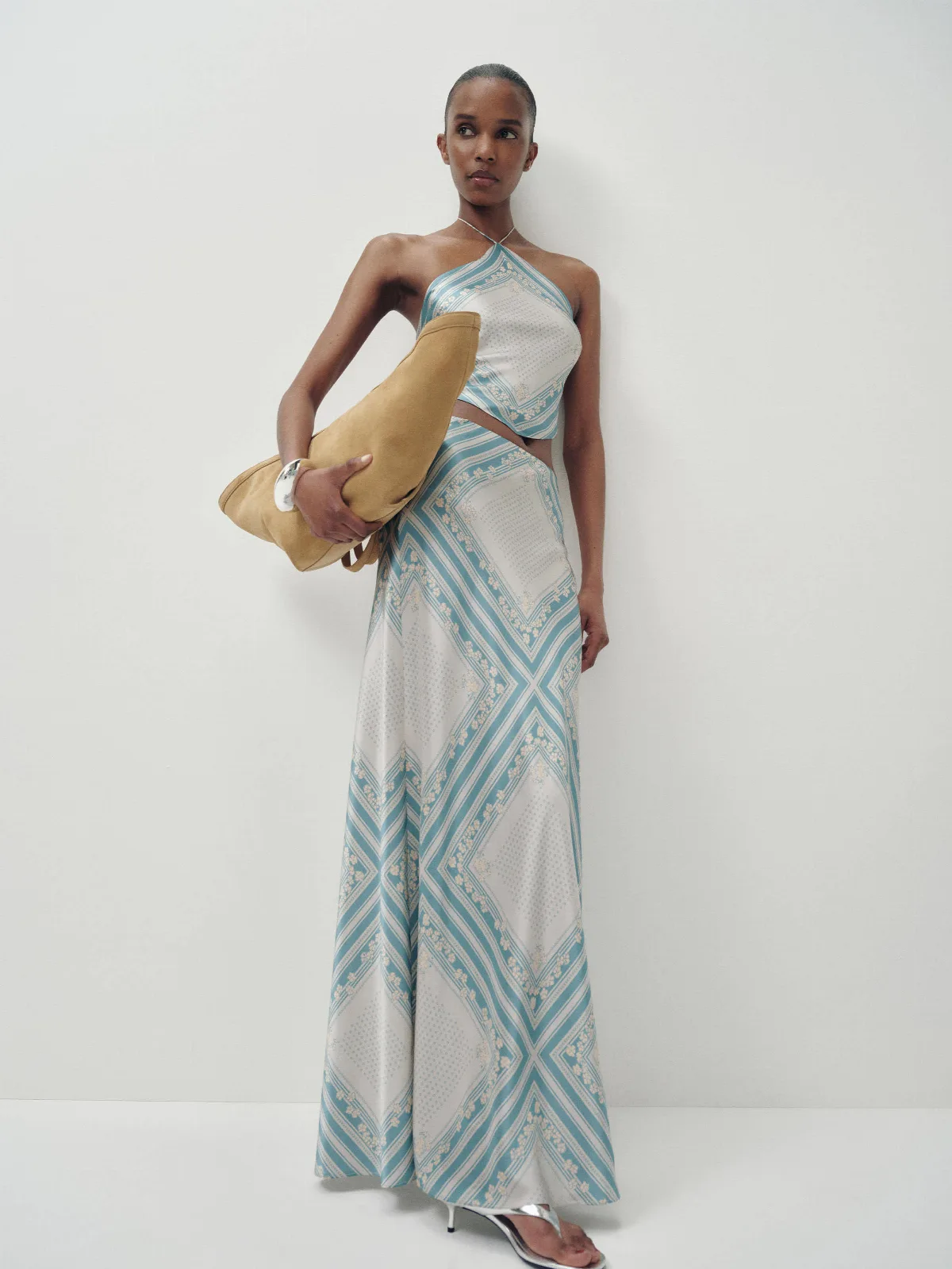 Effie Silk Two Piece by Reformation