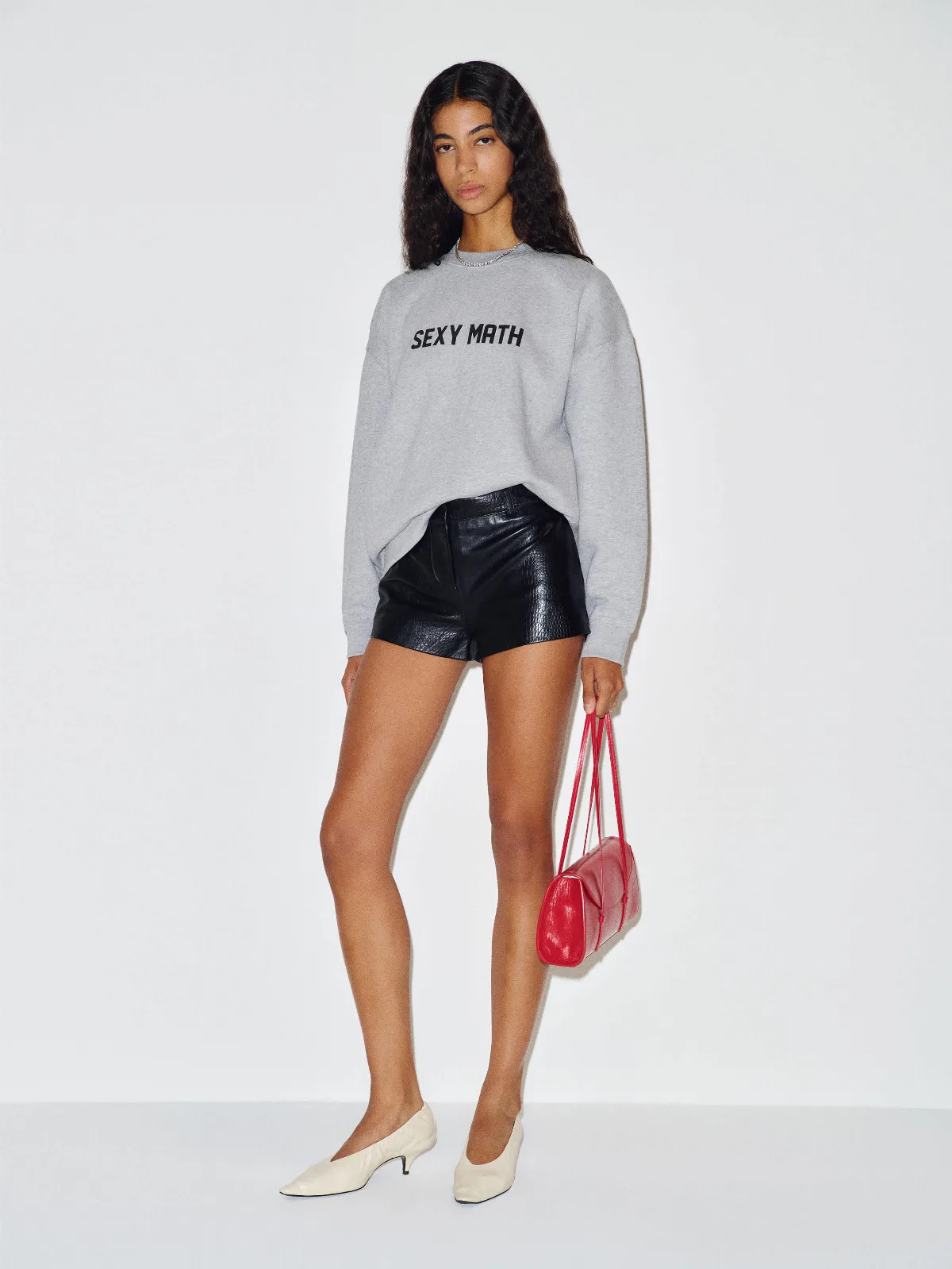 Drew Vintage Oversized Crewneck Sweatshirt by Reformation