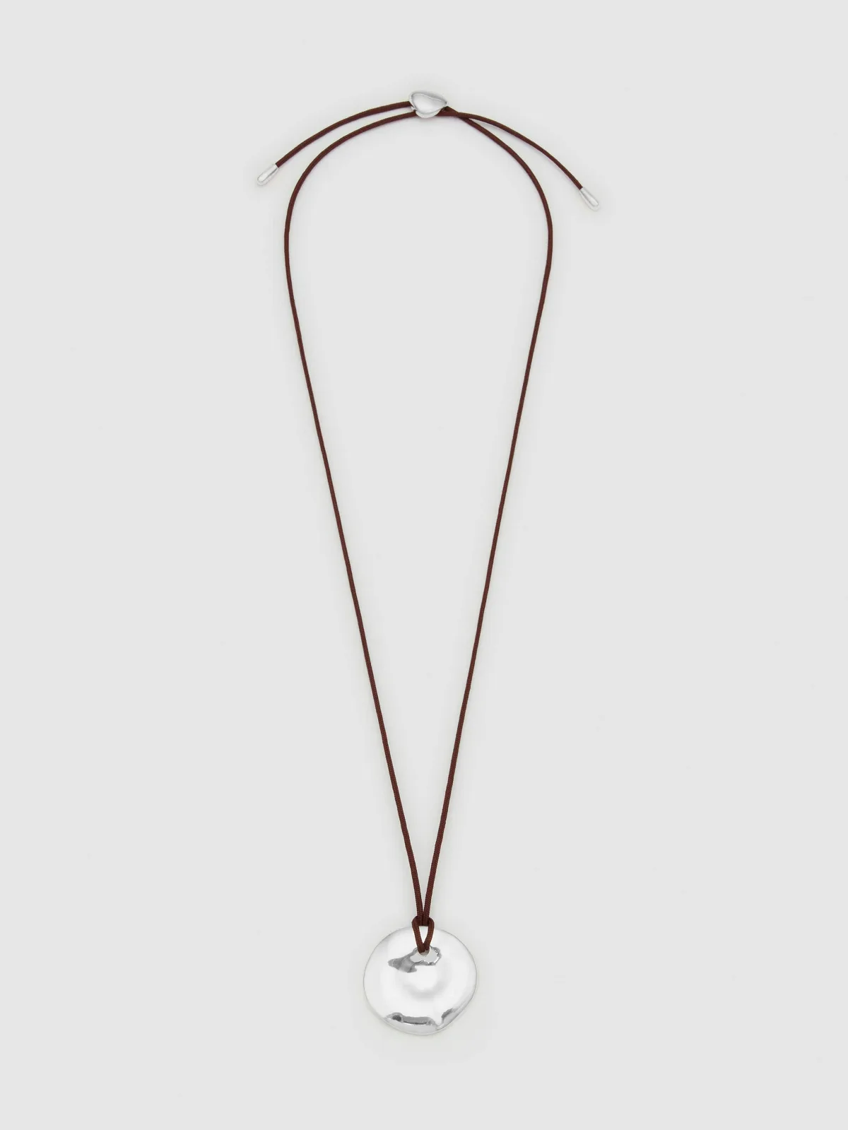 Estelle Necklace Silver Espresso by Reformation