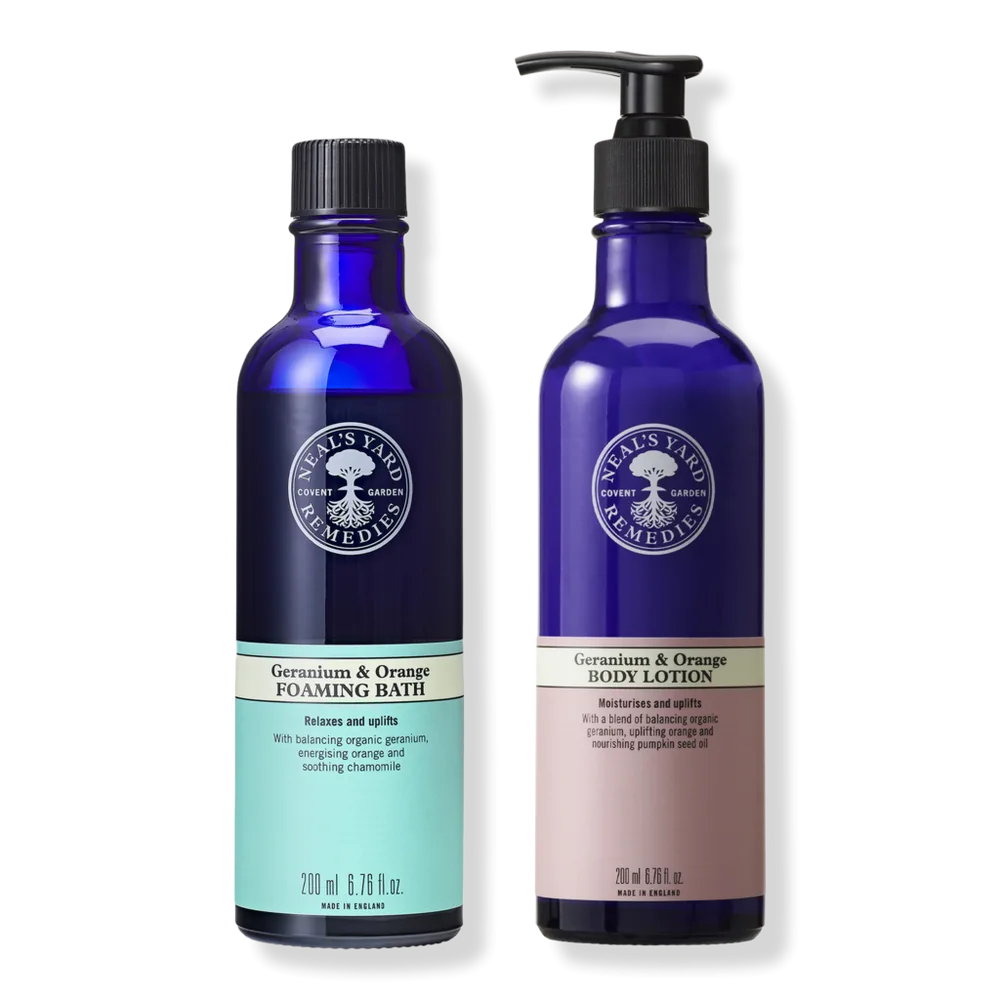Organic Geranium & Orange Bath & Body Essentials by Neal's Yard Remedies