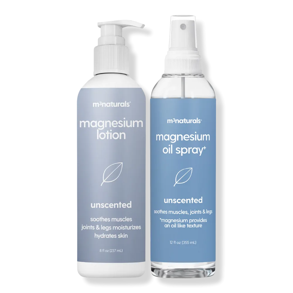 Magnesium Lotion & Oil Spray Set by M3