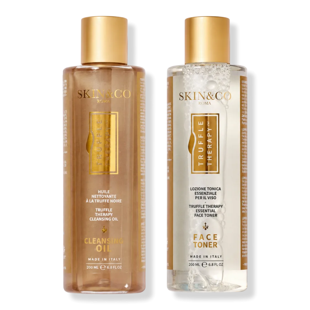 Truffle Therapy Love at First Swipe Face Toner & Cleansing Oil Duo by Skin & Co