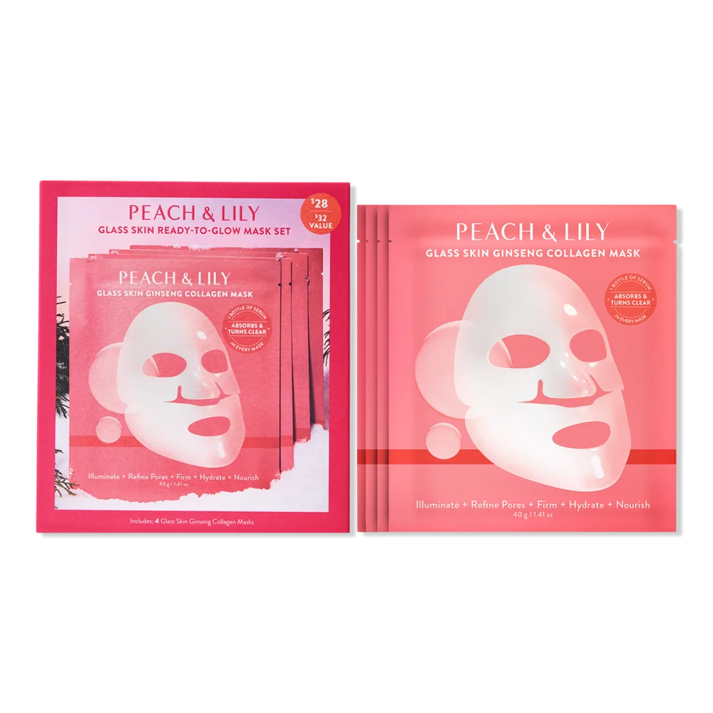 Glass Skin Ready-to-Glow Mask Set by PEACH & LILY