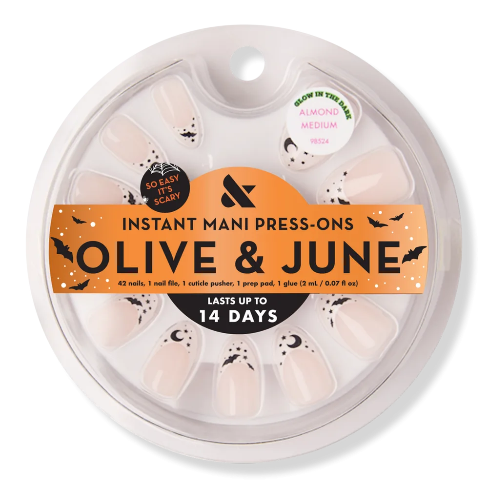 Instant Mani Halloween Press-On Nails Witching Hour French by Olive & June