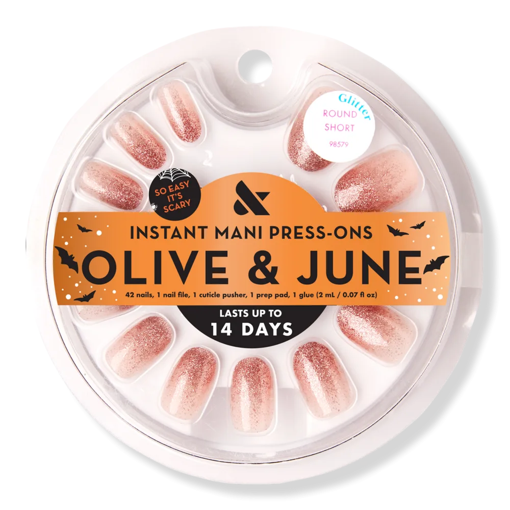 Instant Mani Halloween Press-On Nails Mystical Glitter by Olive & June
