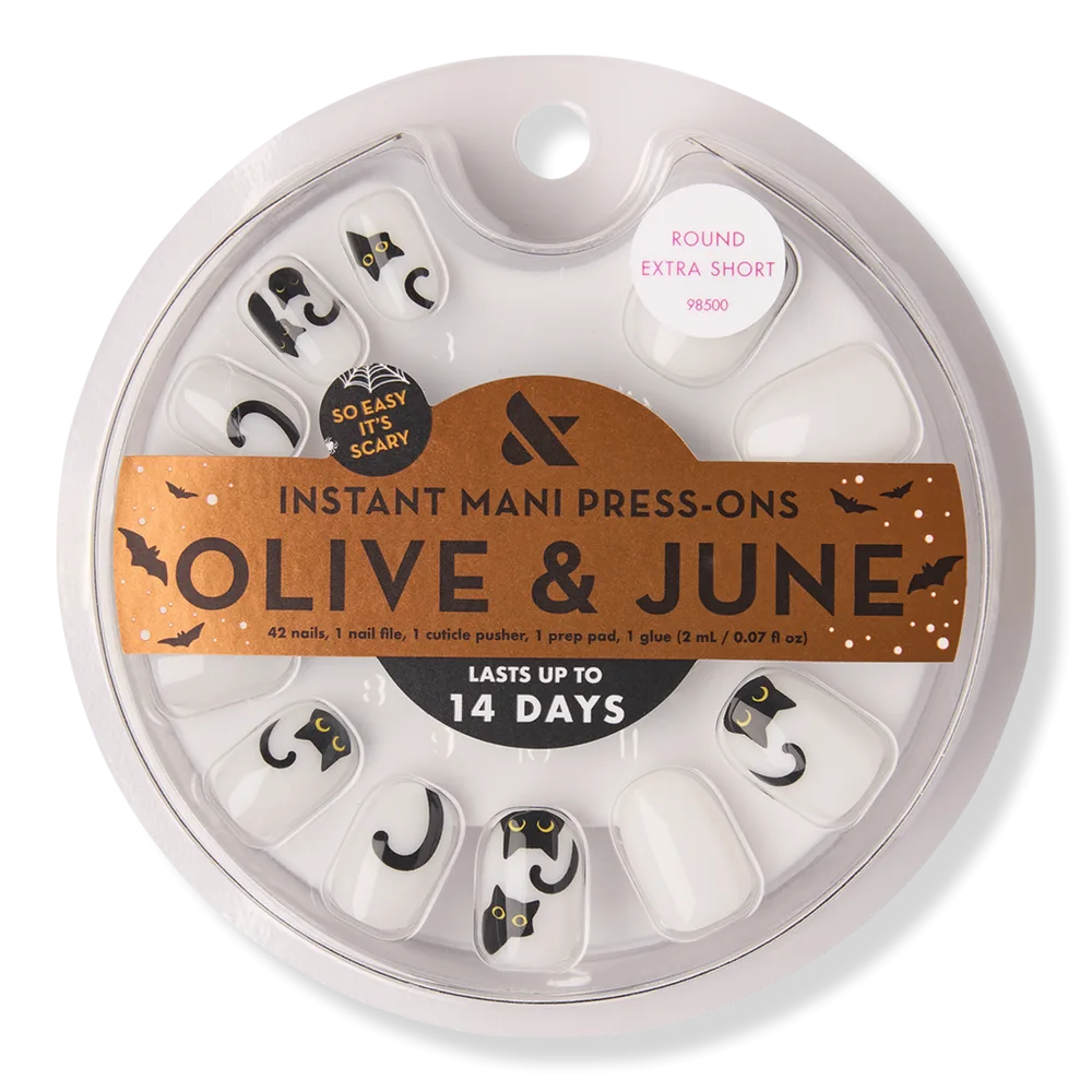 Instant Mani Halloween Press-On Nails It's Purrfection by Olive & June