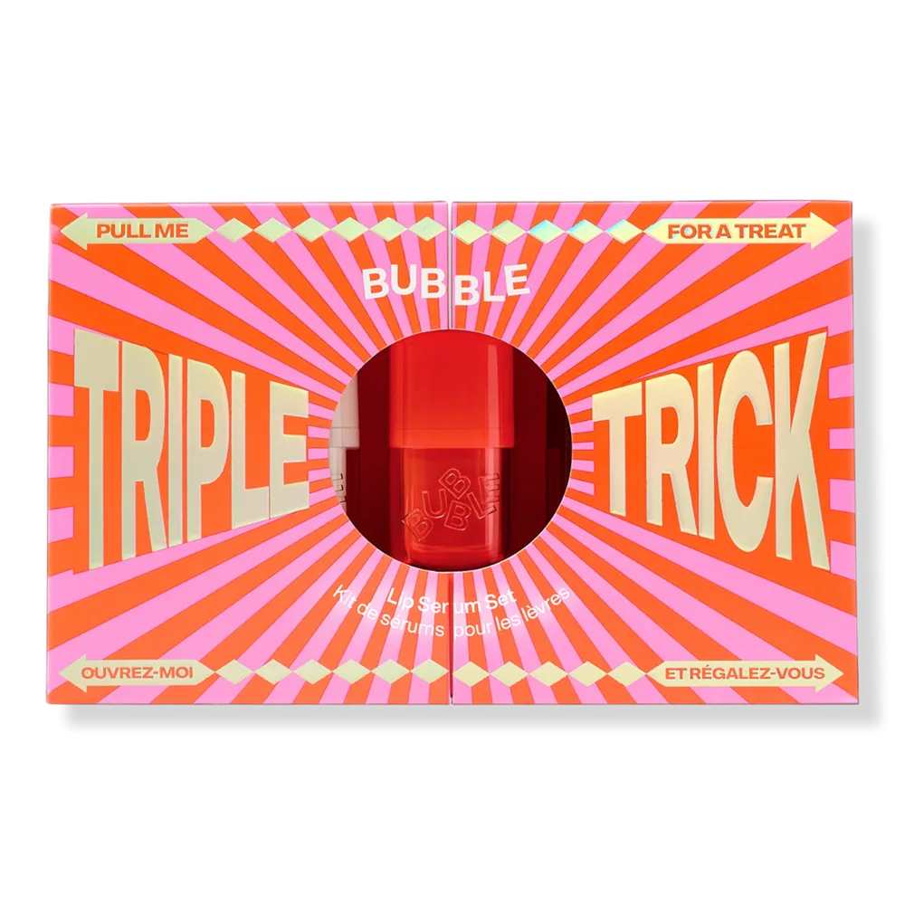 Triple Trick Lip Serum Set by Bubble
