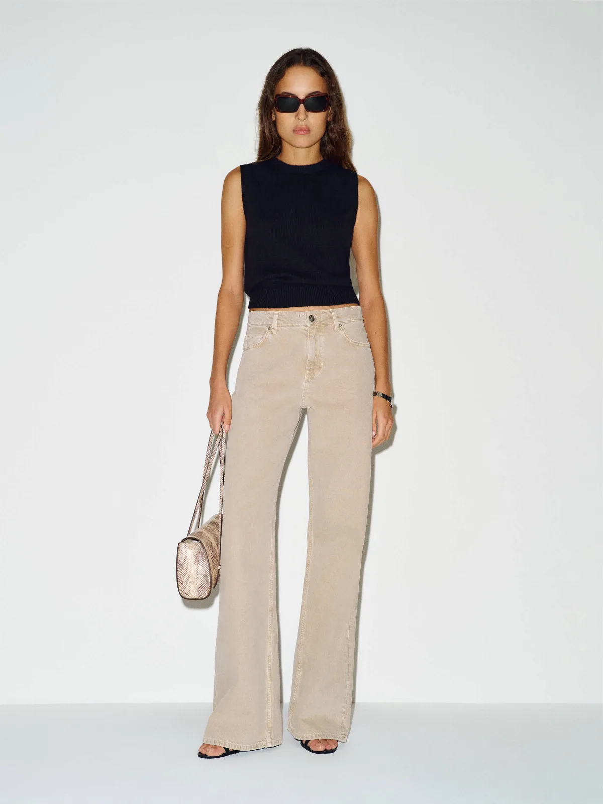 Roxana Cashmere Sweater Tank Top
