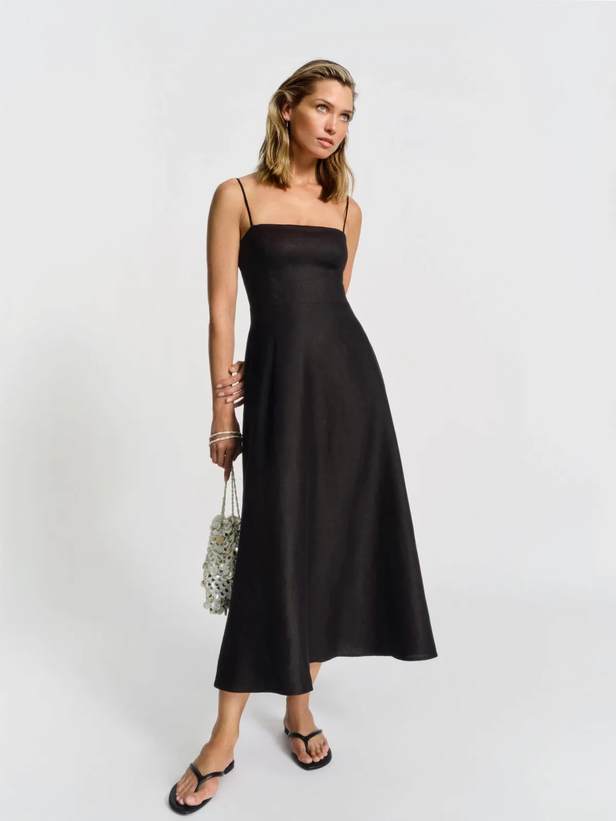 Monette Linen Dress by Reformation