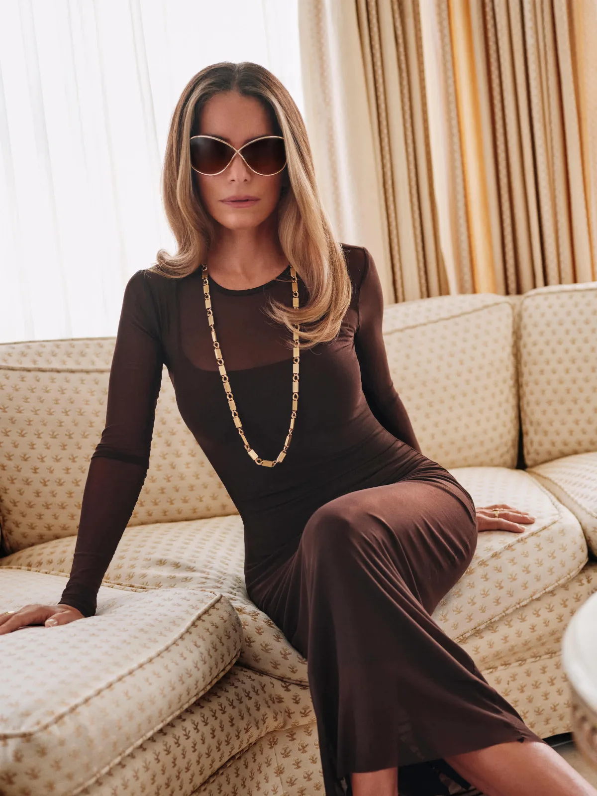 Rene Mesh Knit Dress by Reformation