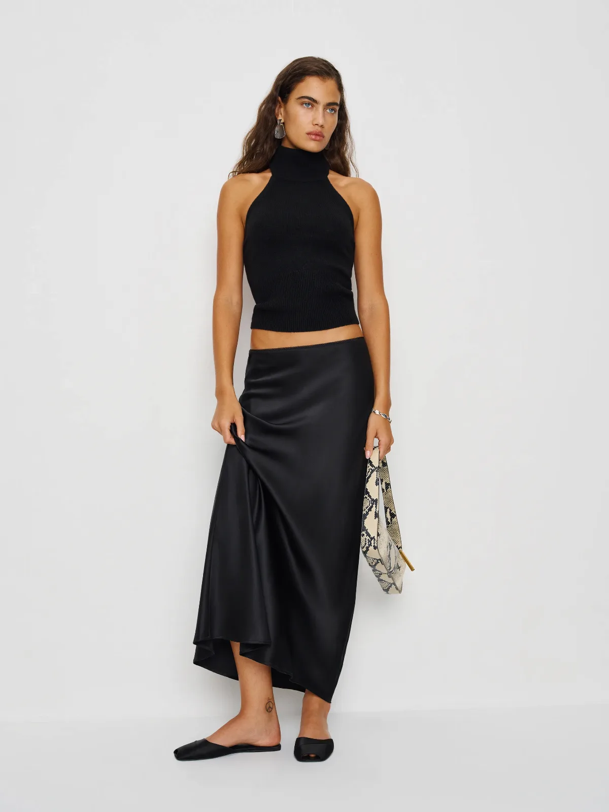 Layla Silk Skirt by Reformation