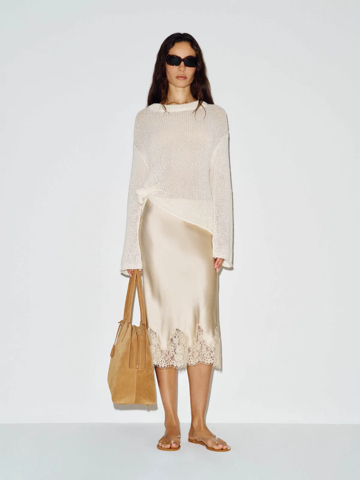 Carolina Silk Skirt by Reformation
