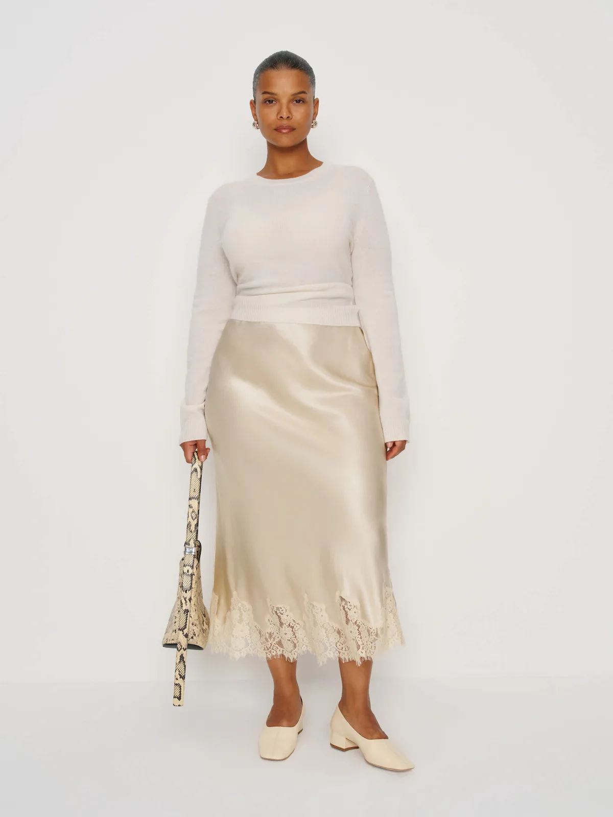 Carolina Silk Skirt Es by Reformation