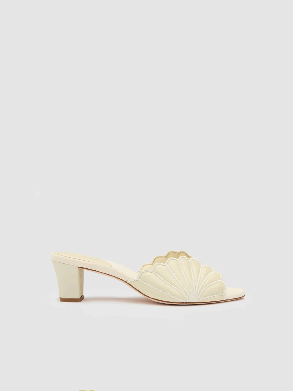 Waldena Block Heeled Mule by Reformation