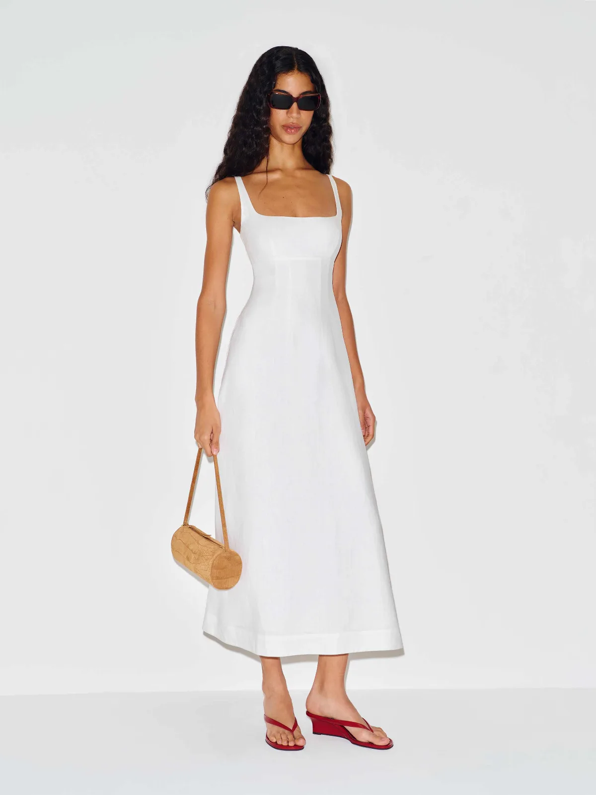 Sabine Linen Dress by Reformation