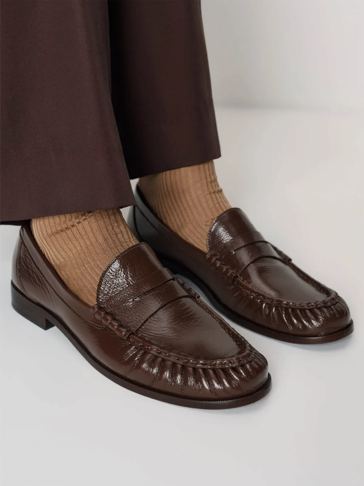 Francine Ruched Loafer by Reformation