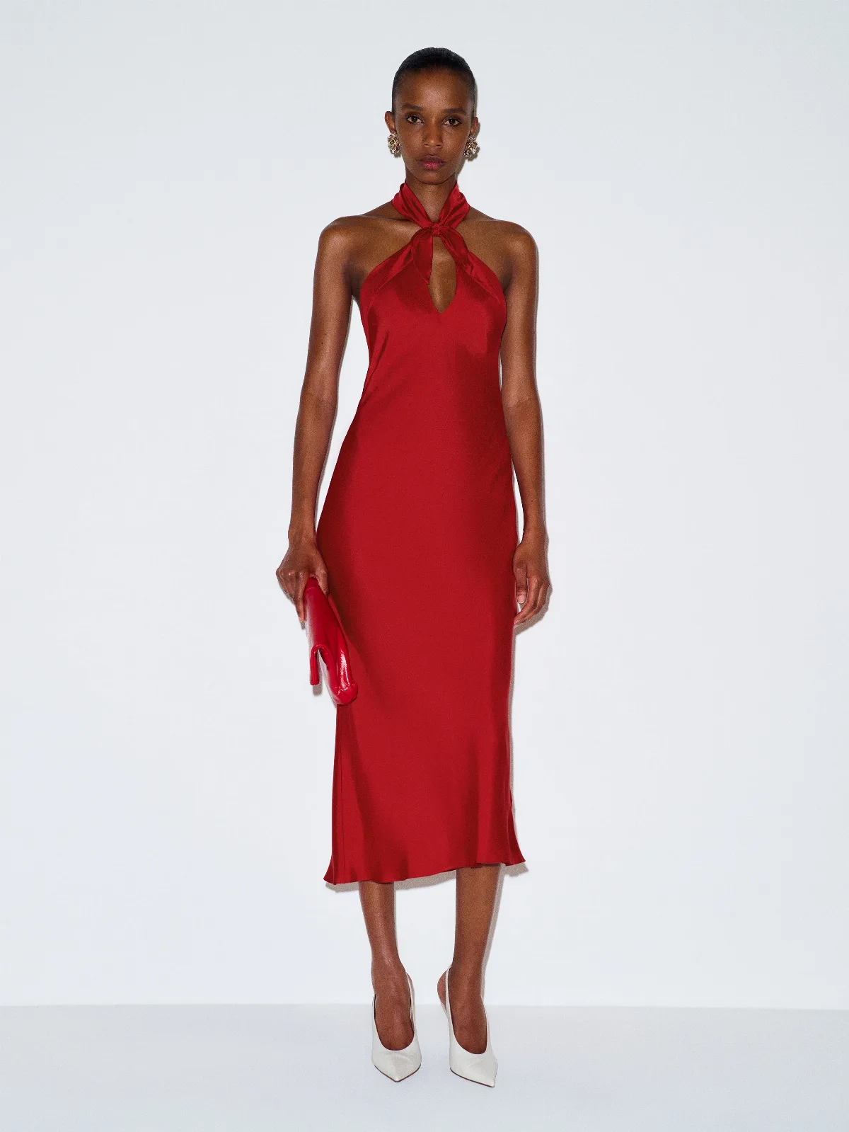Meli Silk Twill Dress by Reformation
