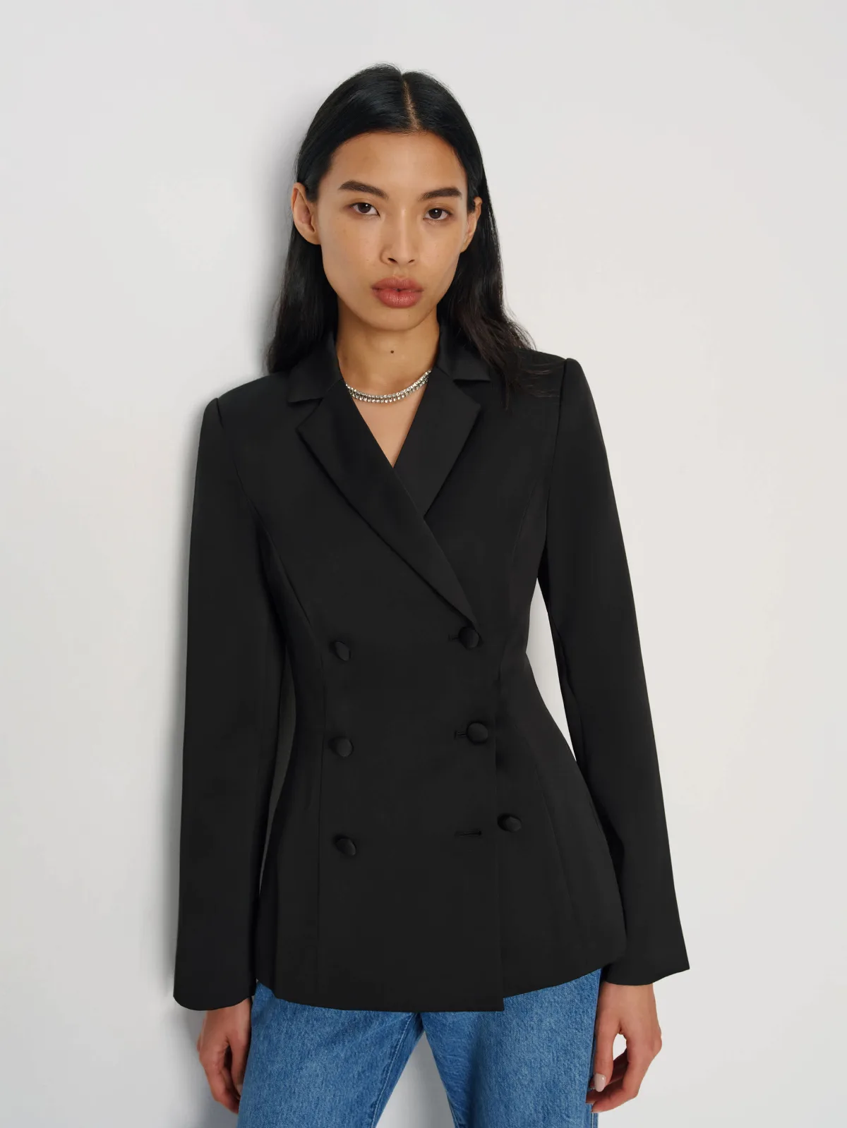 Caden Satin Blazer
