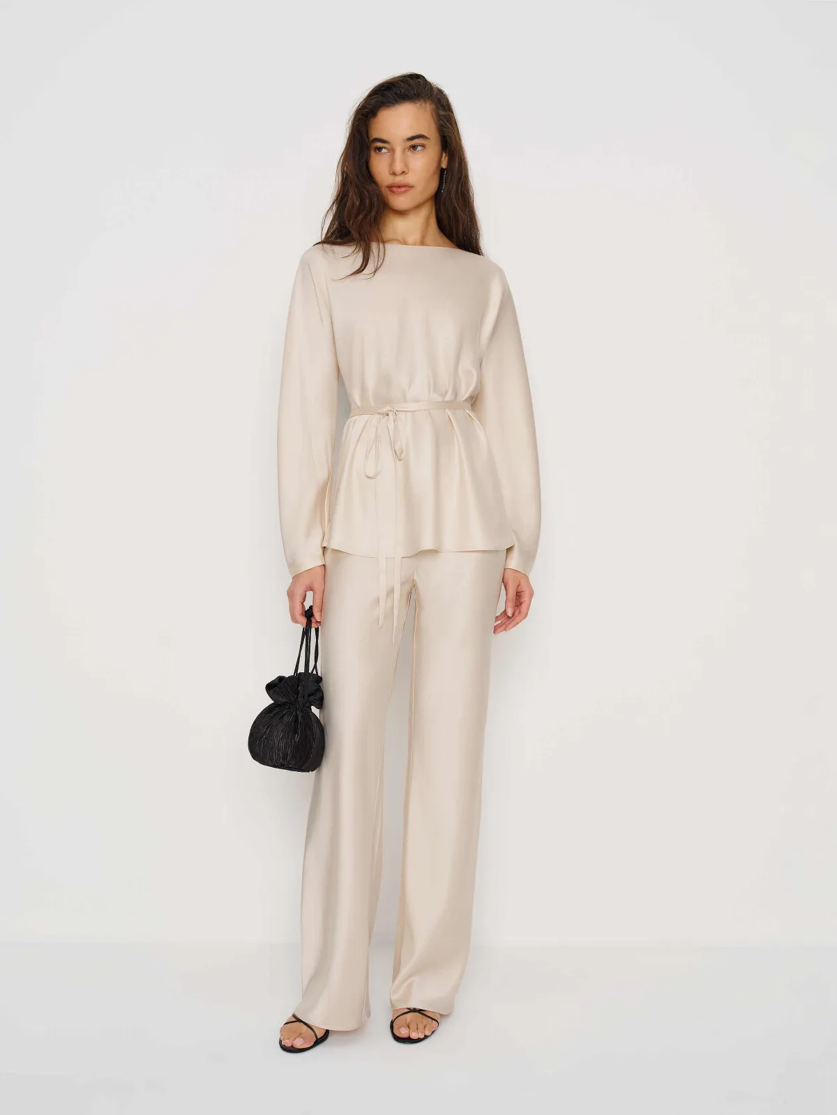 Aubrey Satin Two Piece by Reformation