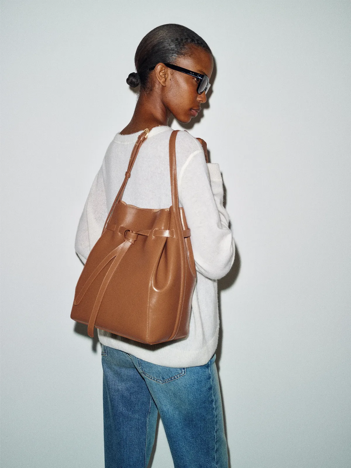 Beatrice Bucket Tote by Reformation