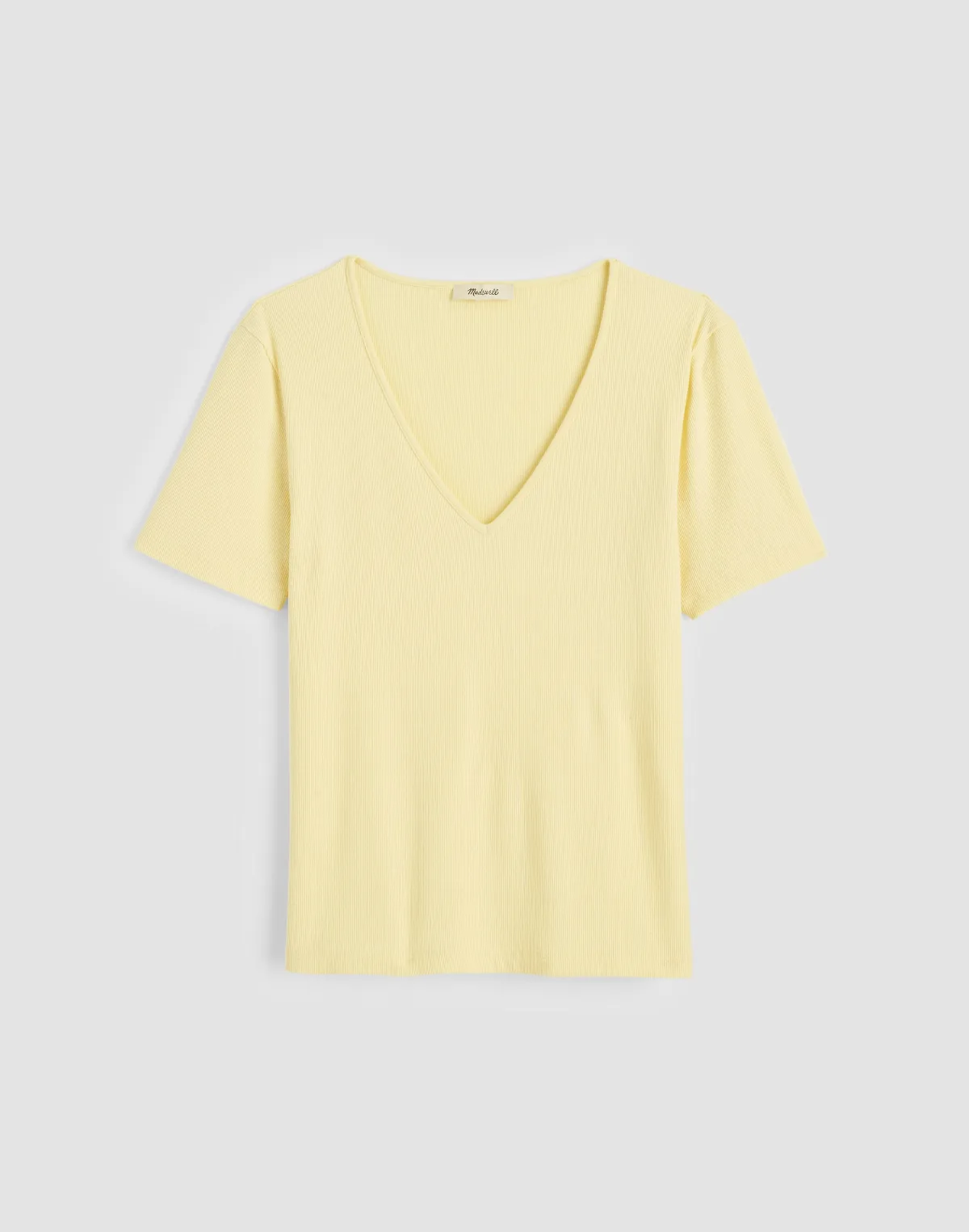The 9-9 V-Neck Tee in LuxeRib by MW