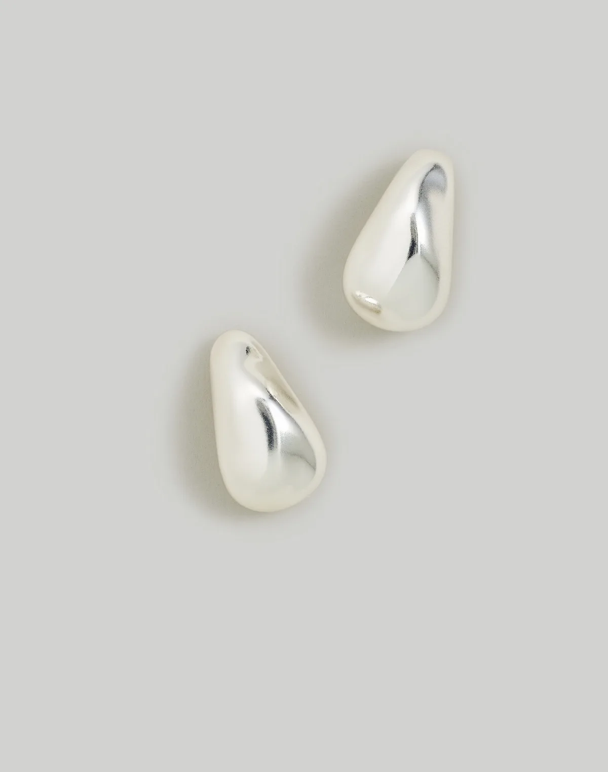 Sculptural Droplet Statement Earrings by MW