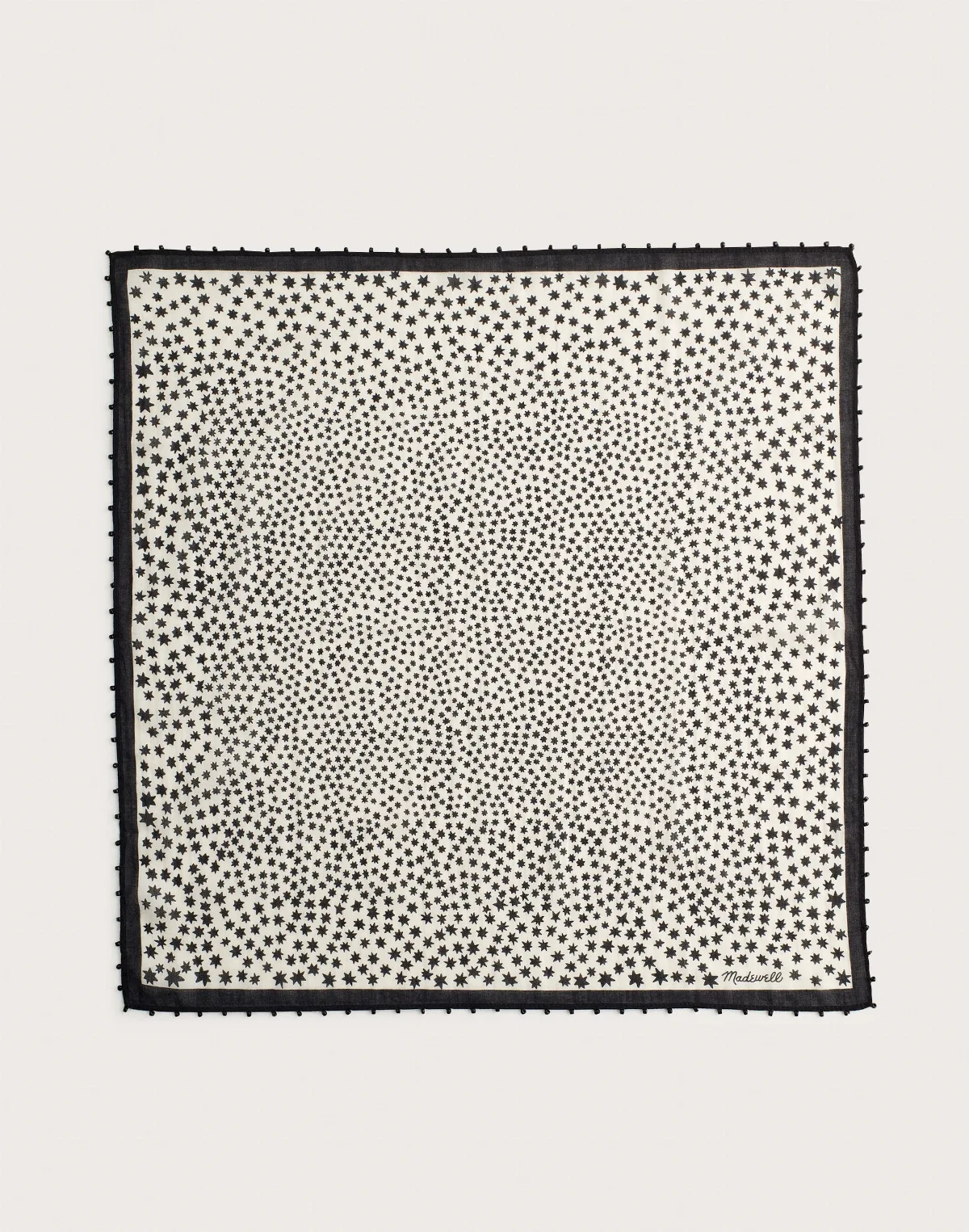 Beaded Bandana in Cotton Blend by MW