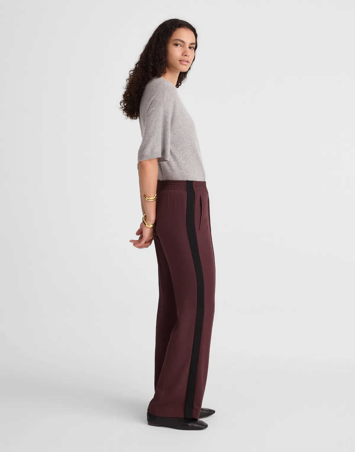 Pull-On Bootcut Track Pant by MW