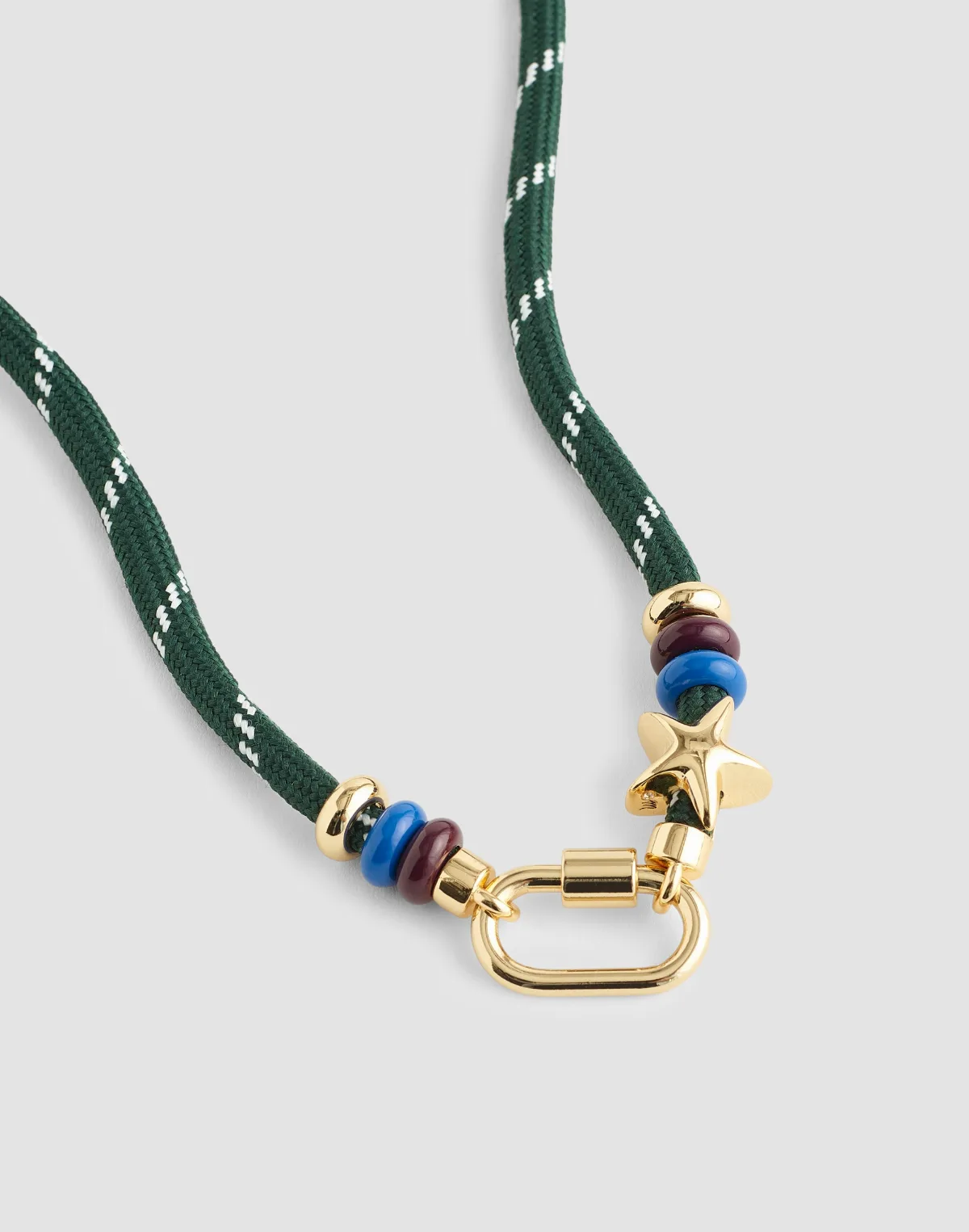 Carabiner Paracord Charm Necklace by MW