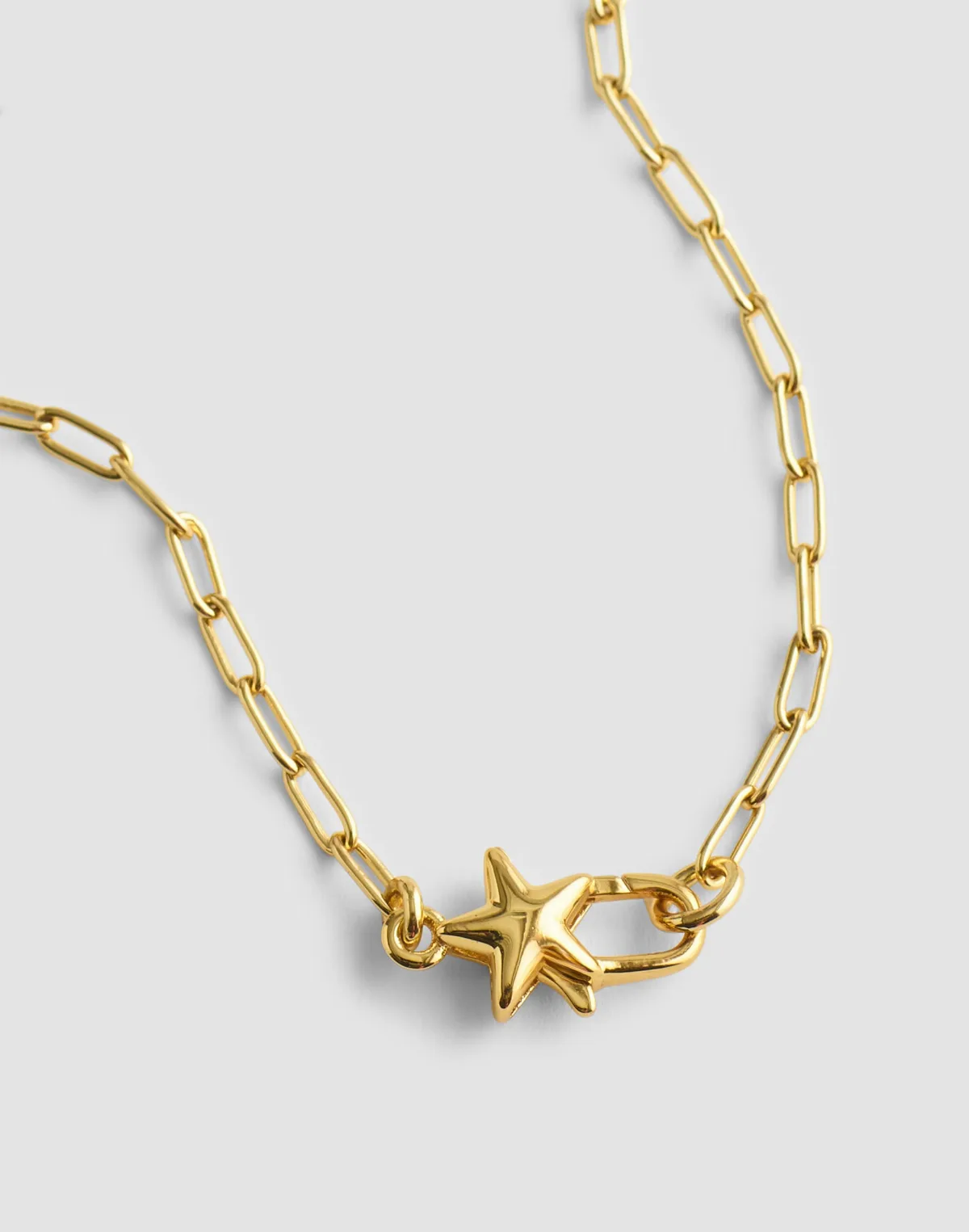 Star Paperclip Chain Necklace by MW