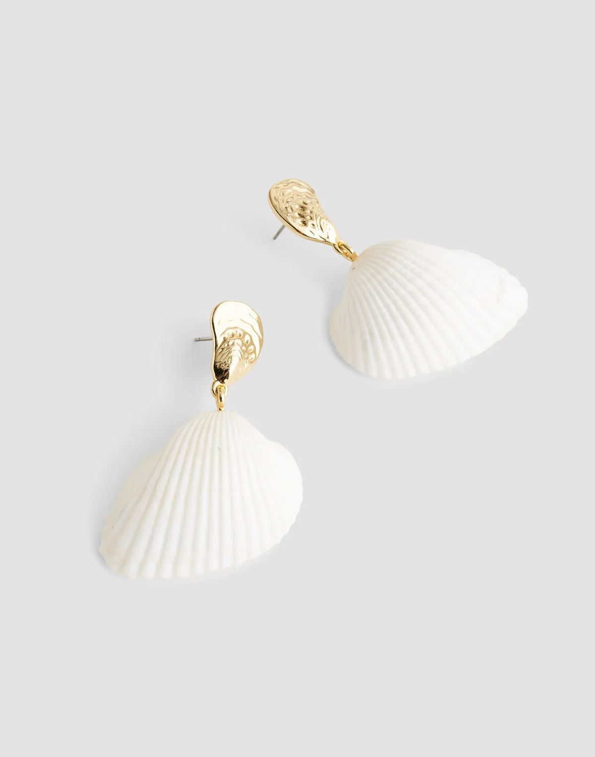 Madewell x Shopbop Mixed Shell Drop Earrings by MW