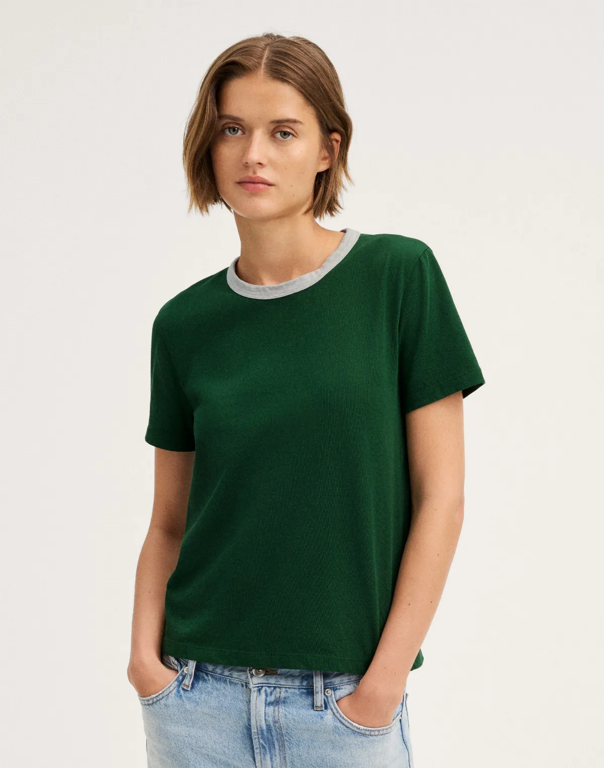 The Perfect Crewneck Tee in Allday Cotton by MW