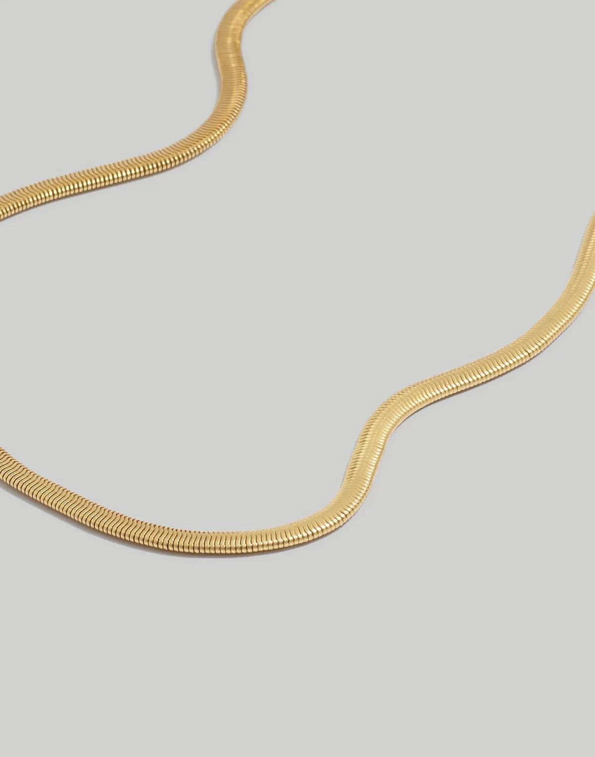 Herringbone Chain Necklace by MW