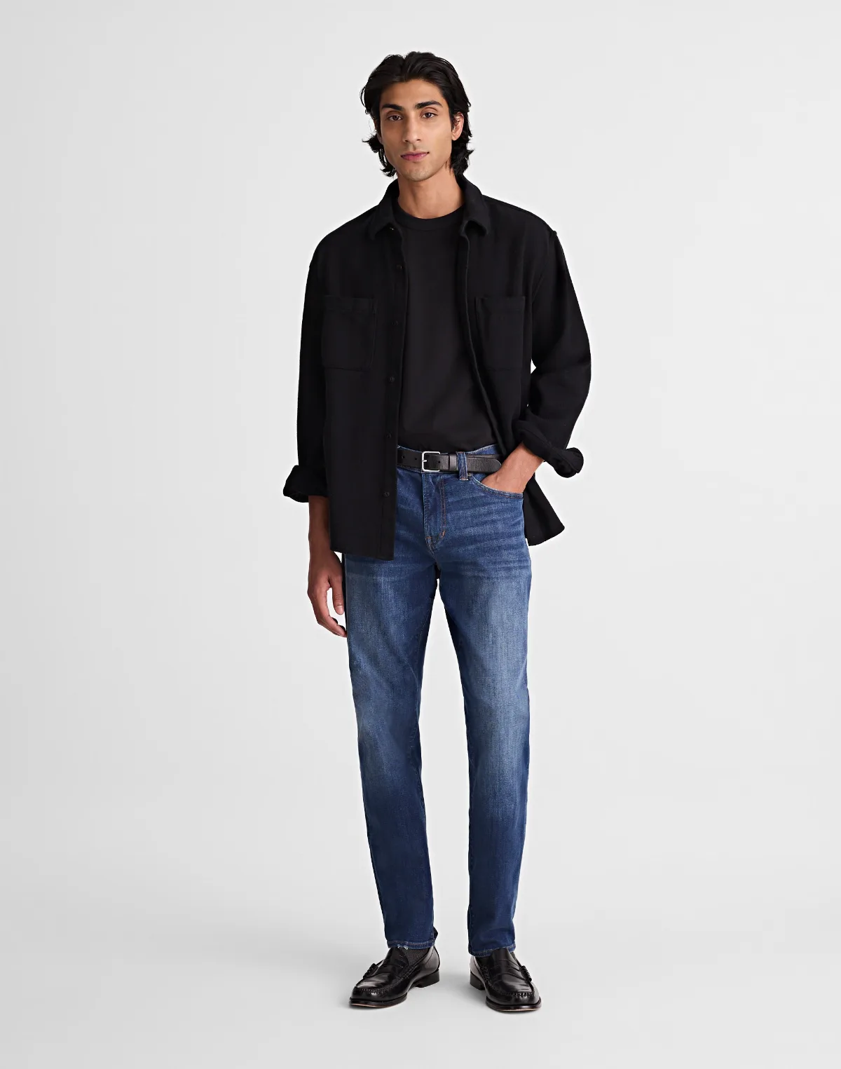 Athletic Slim Jeans in Leeward Wash: Coolmax® Denim Edition by MW