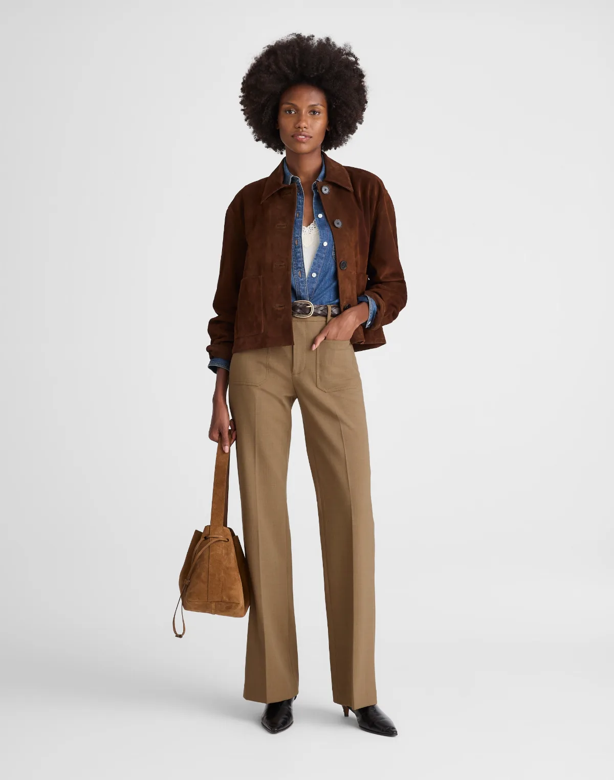 High-Rise Bootcut Trouser by MW